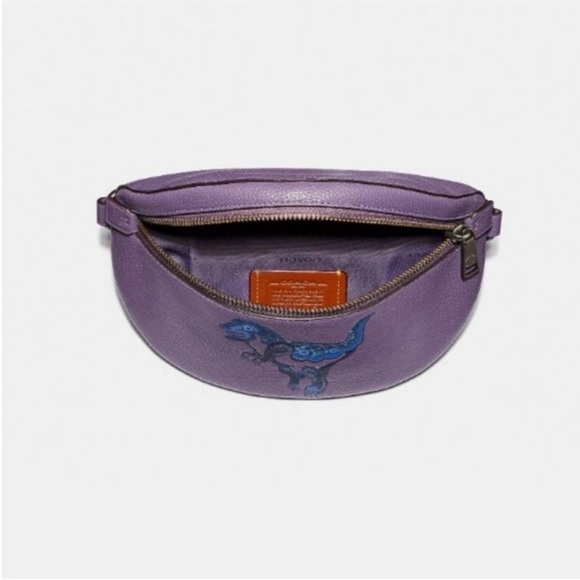 COACH Rexy Limited Edition Purple Messenger Waist bag 💜 Very Rare , BRAND New - Picture 11 of 11